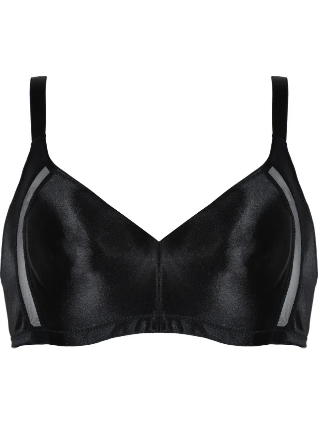 Naturana Minimizer bh met mesh detail - 5662 - Zwart