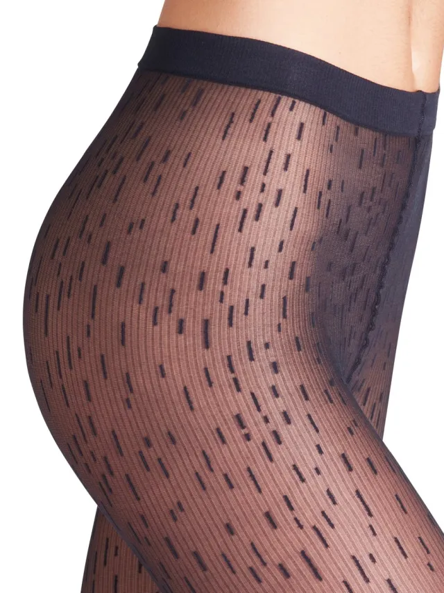 Falke Origin Flaw 30 DEN dames panty - marine Blauw