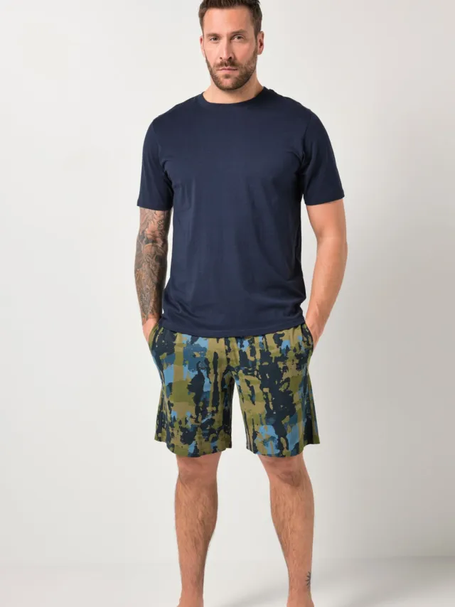 JP1880 Regular Fit pyjama donkerblauw