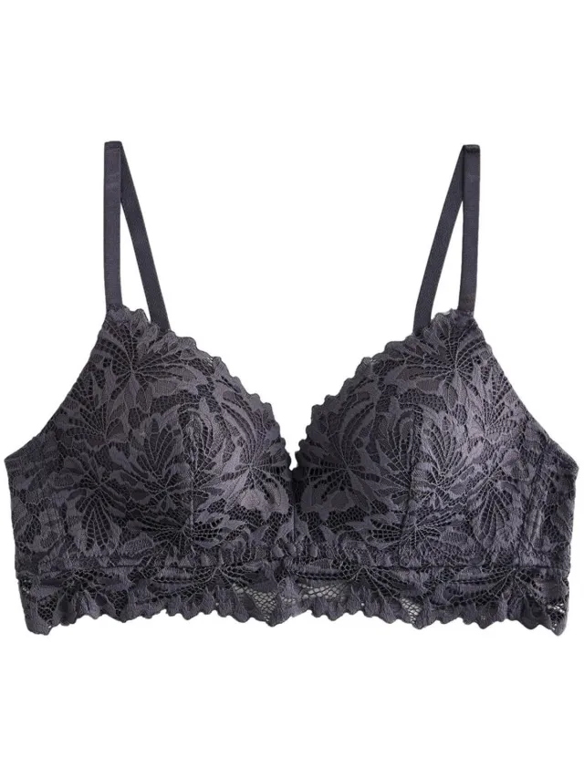 Next Dames - Kanten Ultimate Comfort beha zonder vulling - Grijs Charcoal Grey