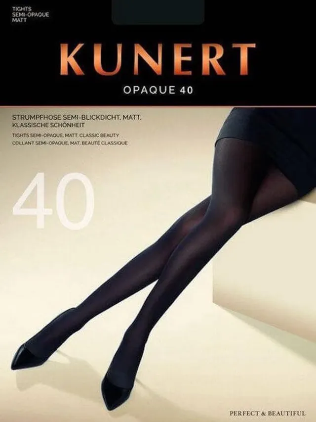 Kunert Opaque 40 den panty maat 38/40 golden beige