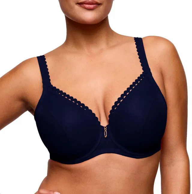 PrimaDonna Twist Wowgirl Voorgevormde Beugel Bh Hartvorm 0242600 Evening Blue - maat EU 85F / FR Blauw