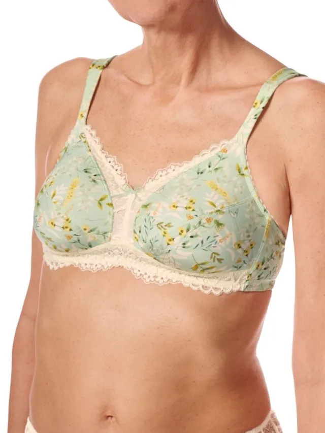 Amoena Kalina BH Zonder Beugel Mint/Multi Groen