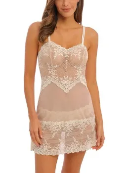Wacoal Embrace Lace Chemise Beige,Zwart