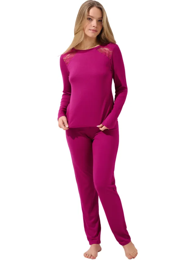 Lisca Evelyn pyjamaset roze