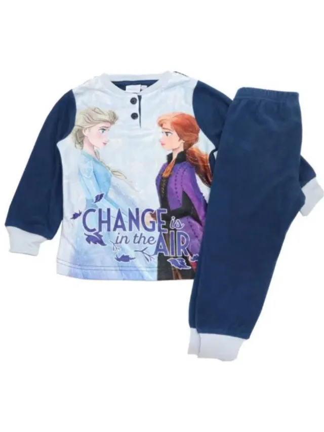 Disney Frozen Pyjama - Change is in the air - Navy - Micro Polar Fleece