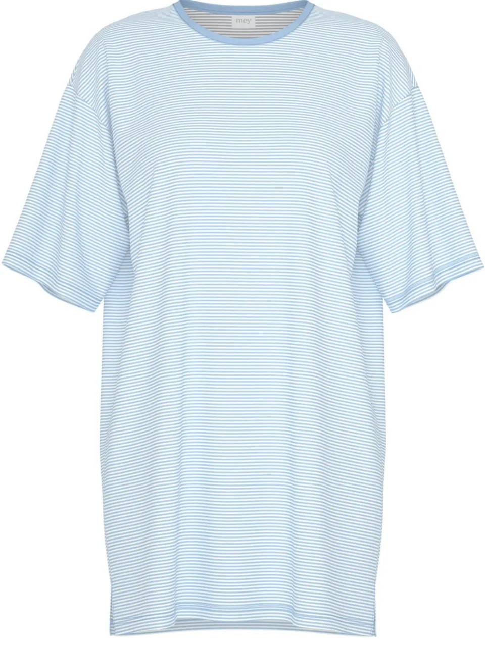 Mey Simple Stripes nachthemd lichtblauw blauw, foto 3