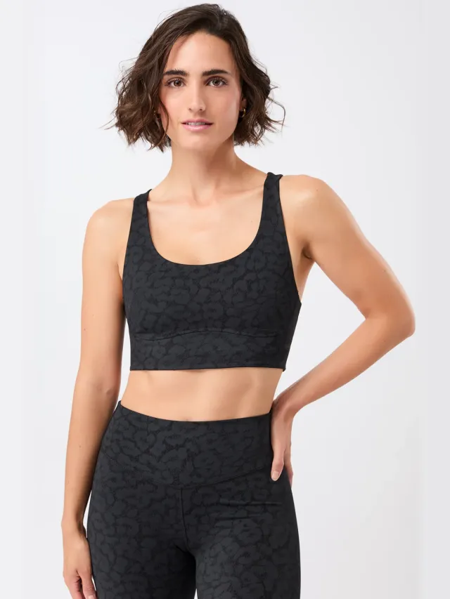 mandala dames vegan Sportbeha Printed Leo Zwart