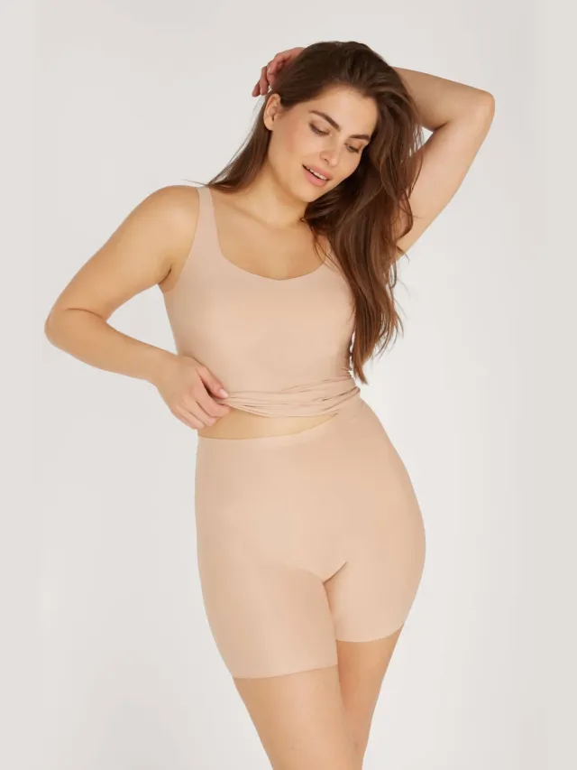 Ten Cate Secrets seamless biker short middenbeige