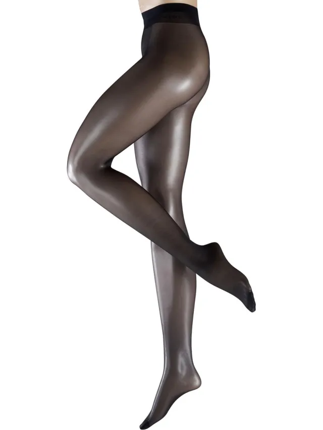 Falke Pure Shine 15 denier Panty 40445 - Volwassenen - S - Marine