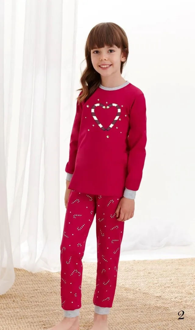 Taro Pyjama Ada. Maat: 116./ 6 jaar Rood