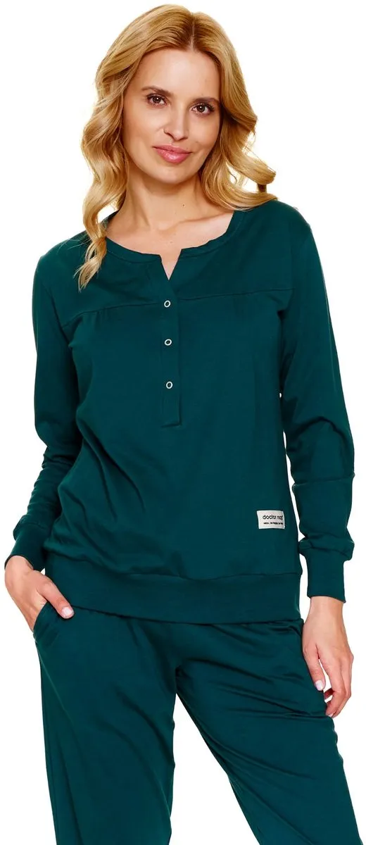 Doctor Nap Dames Pyjama Emerald PM.4349 38 / Groen