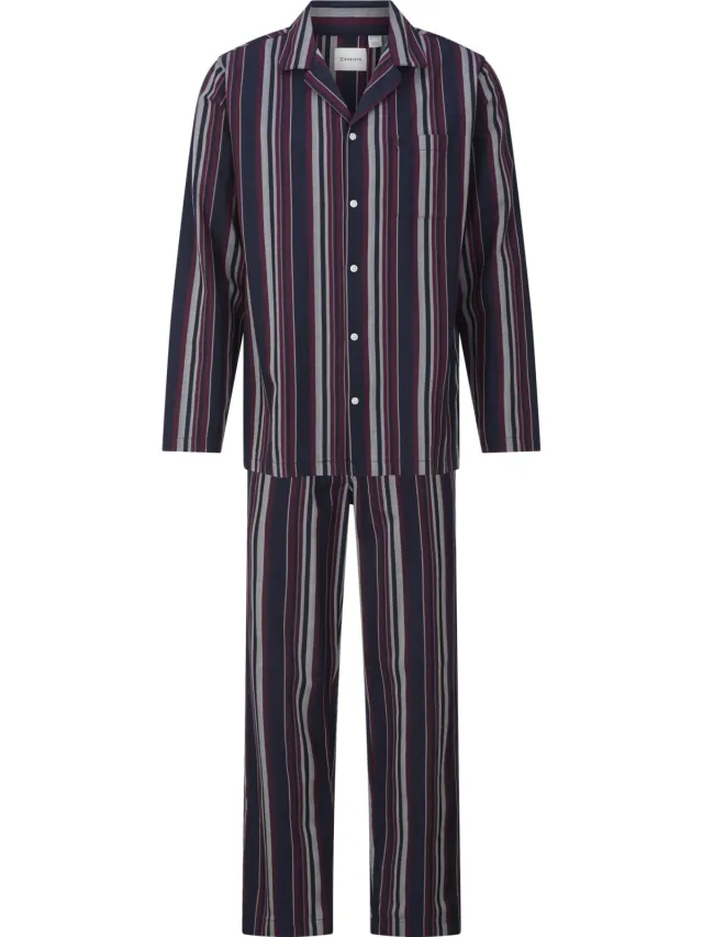 Babista pyjama blauw gestreept