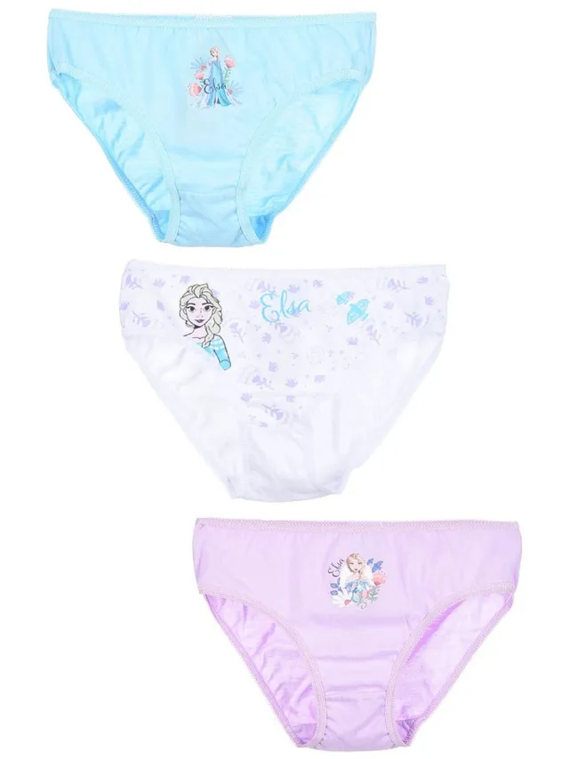 Disney Frozen kinderondergoed, slipje 3 stuks/verpakking 3/4 jaar Blauw