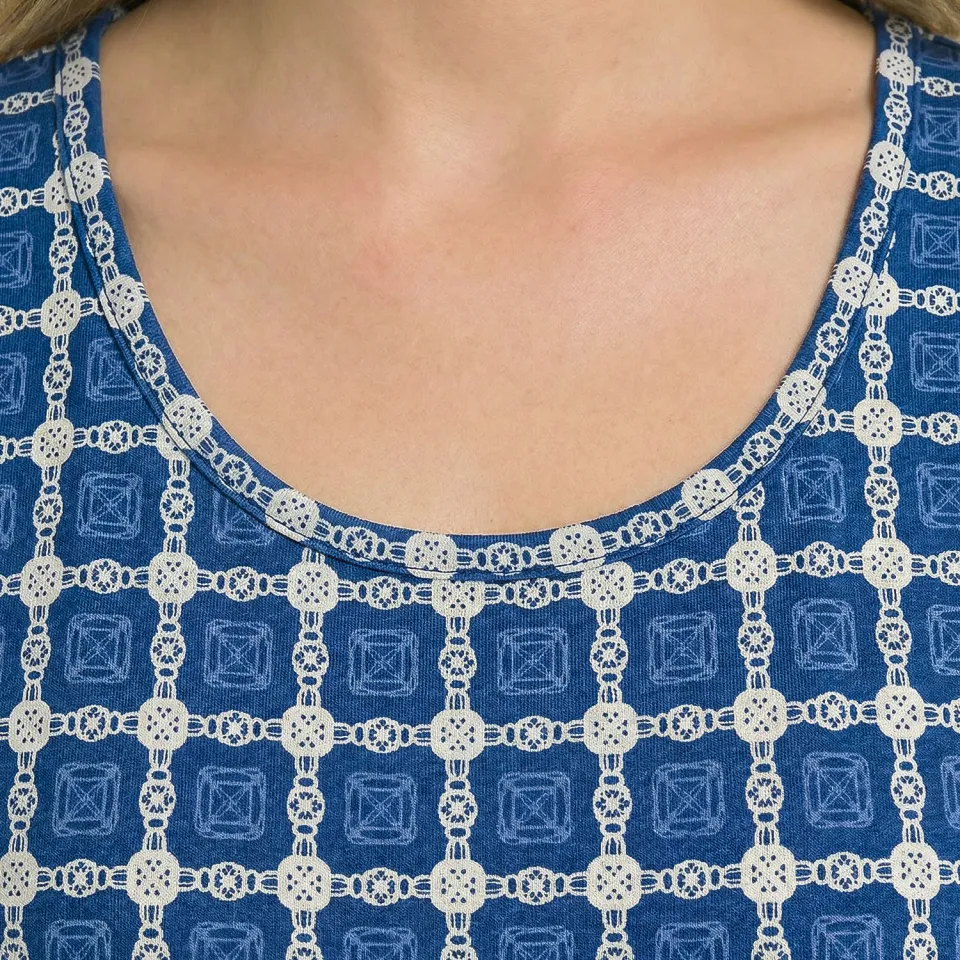 Kisses&Love KL45400 nachthemd blauw, foto 2