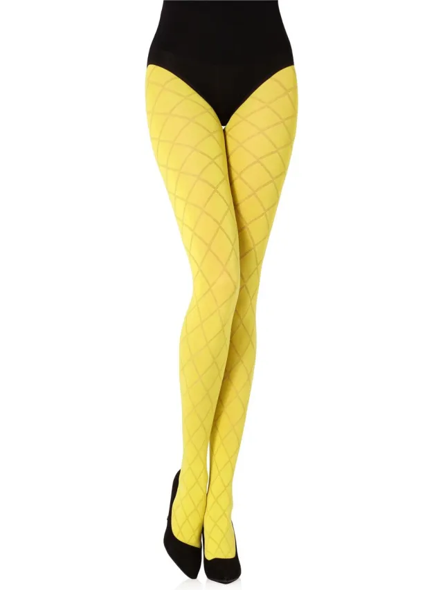Merry Style MS-GB-328 Dames Panty - 60 DEN- 3D-technologie - Polyamide - Canarinno