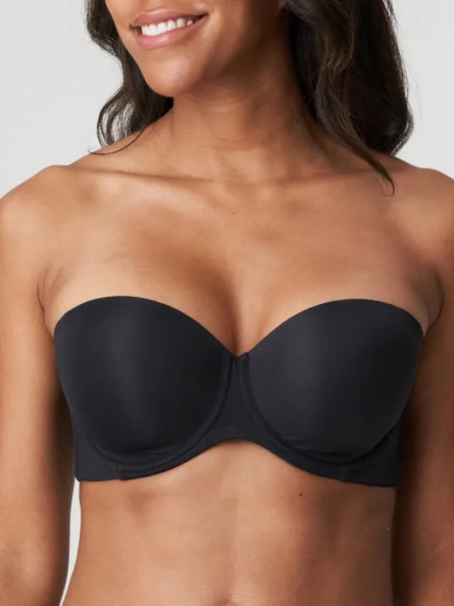 PrimaDonna Figuras Voorgevormde Strapless Bh 0263258 Charbon - maat EU 70G / FR Zwart
