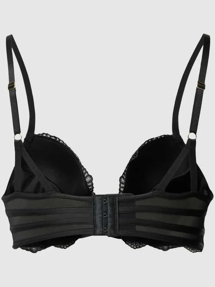Lascana Push-up-bh met kant, model 'Elenora' zwart, foto 2