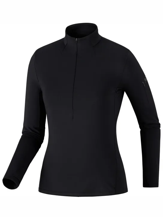 Arcteryx Arc'teryx Rho Zip Neck thermoshirt zwart