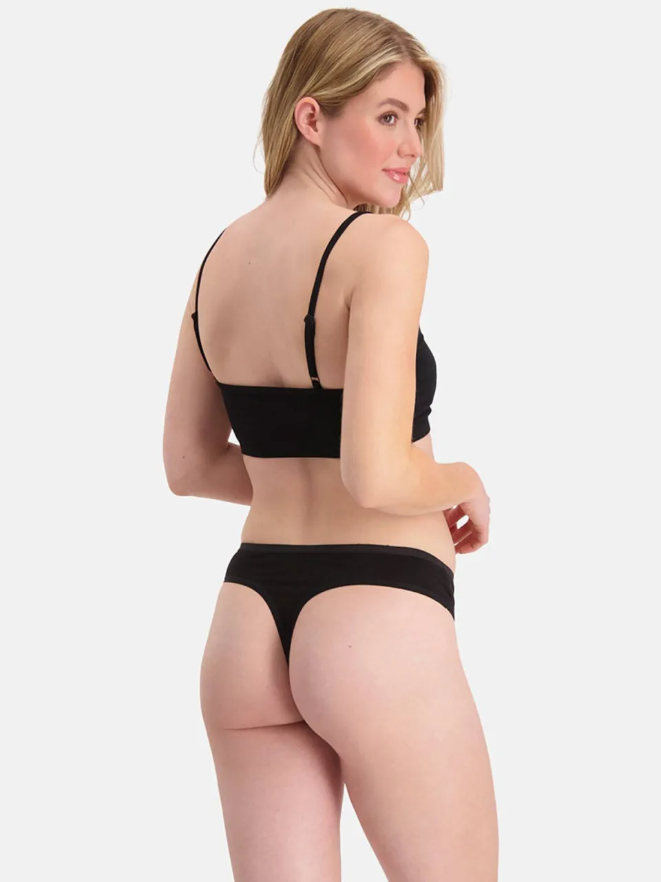 Bamboo Basics Lola string zwart, foto 3