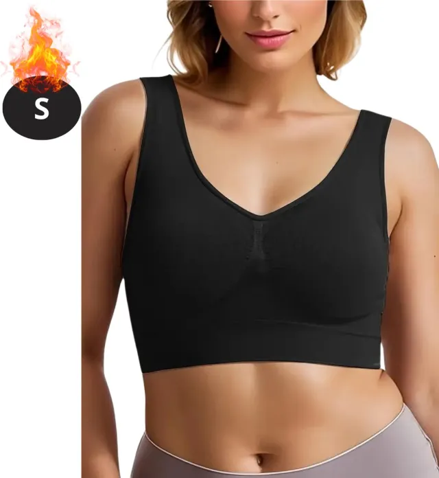 Livano BH Zonder Beugel - Zonder Bandjes - Push-up Bh's - Comfort Beha - Gemengd - Comfortabel - Zwart