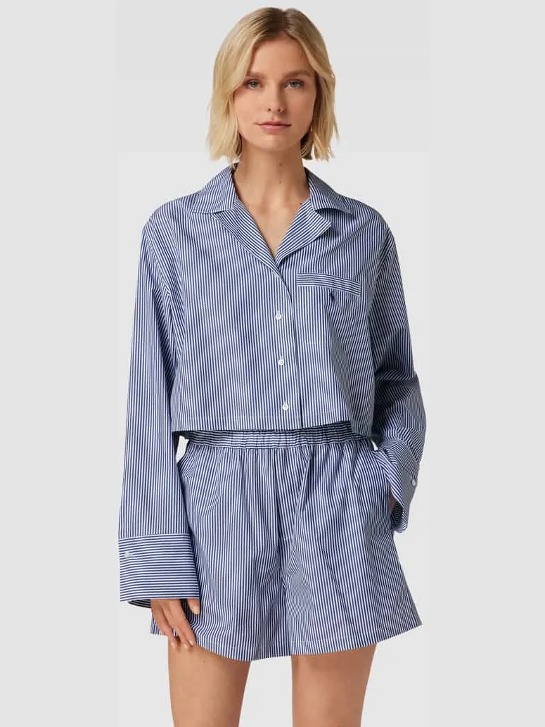 Polo Ralph Lauren Pyjama met streepmotief Marineblauw