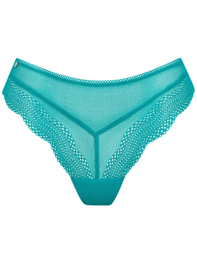 Lisca Fresh Cheek braziliaans laag uitgesneden slip groen