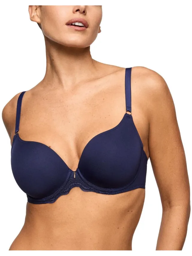 Marie Jo Linaa Voorgevormde Beugel Bh Hartvorm 0103096 Evening Blue - maat EU 80C / FR Blauw