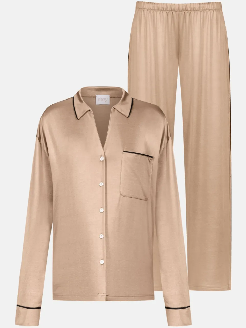 Mey Exclusieve pyjama Serie Pure Shine Golden Hazel, foto 2