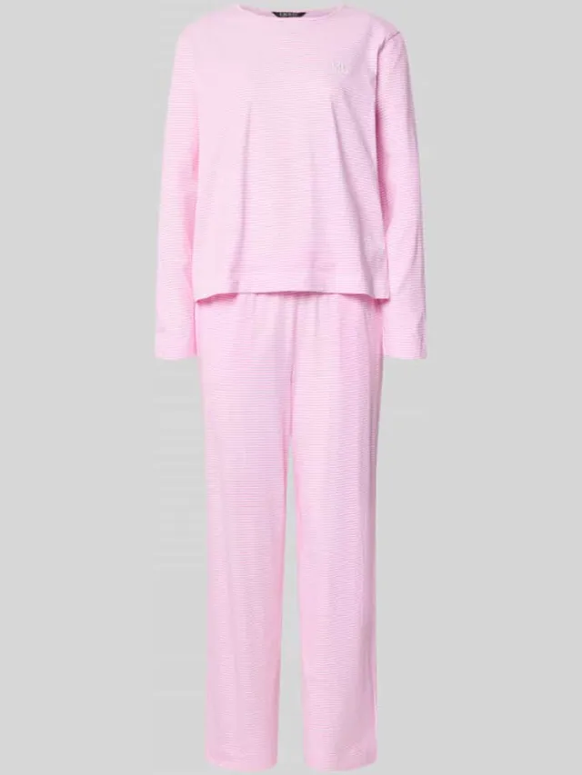 Lauren Ralph Lauren Pyjama van puur katoen Roze