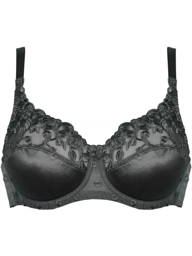 Naturana glimmende beugel BH maat 85B zwart