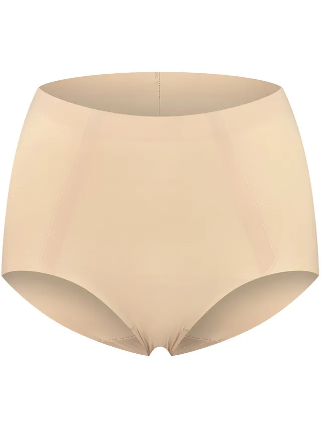 Bye Bra Smooth Essentials slip met middelhoge taille, 2-pack, beige