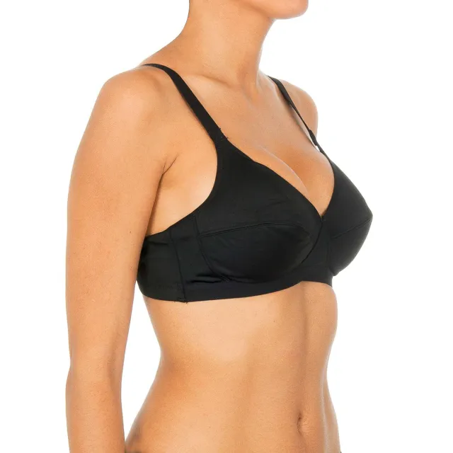 Playtex Magic cross-over draadloze beha 00BD vrouwen zwart, foto 2