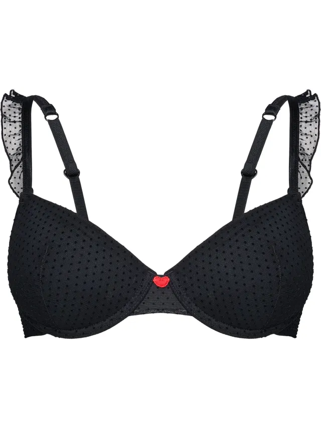 ESOTIQ Bloovii Affection - Push-upbeha - Zwart Zwart;Rood