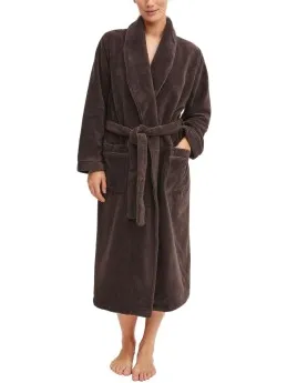 Calida Alpine Bathrobe With Pockets Bruin