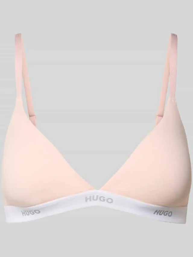Hugo Beha van katoenmix, model 'HUGO ID TRIANGLE' Roze