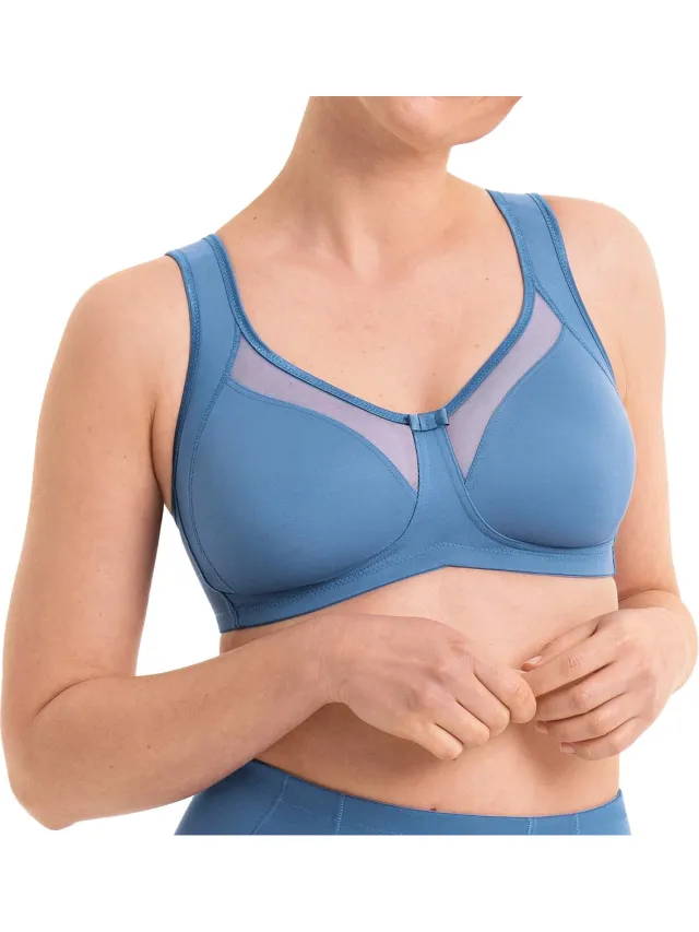 Anita Comfort Clara Comfort Bh zonder Beugel 5859 Blue Heaven - maat EU 90F / FR Blauw