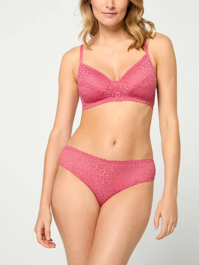 nur die Bügelloser BH Lace Roze