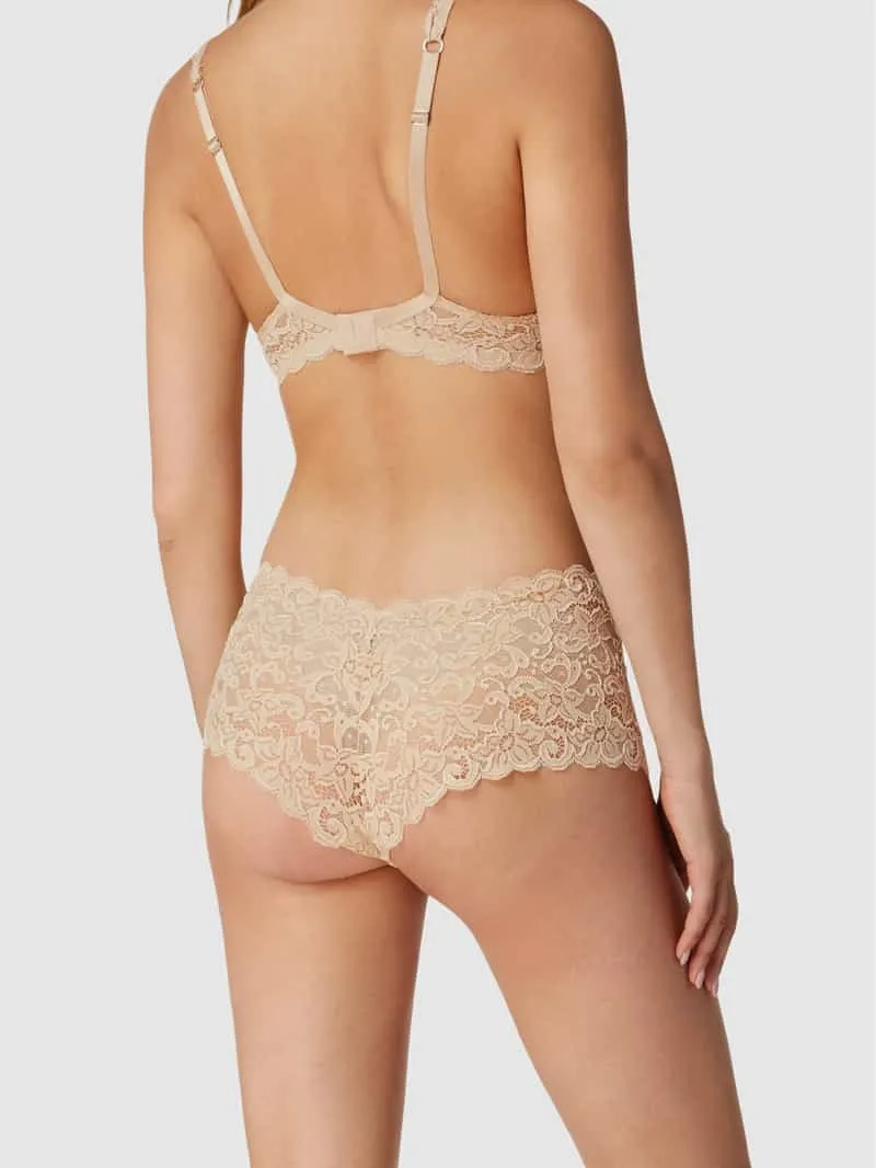 Hanro Onderbroek van kant, model 'Moments' beige, foto 3