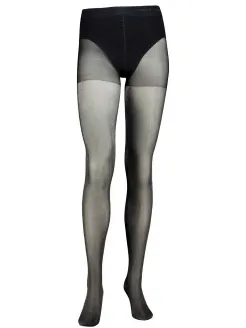 Calvin Klein 40 Denier Lurex Shaping Tights Zwart