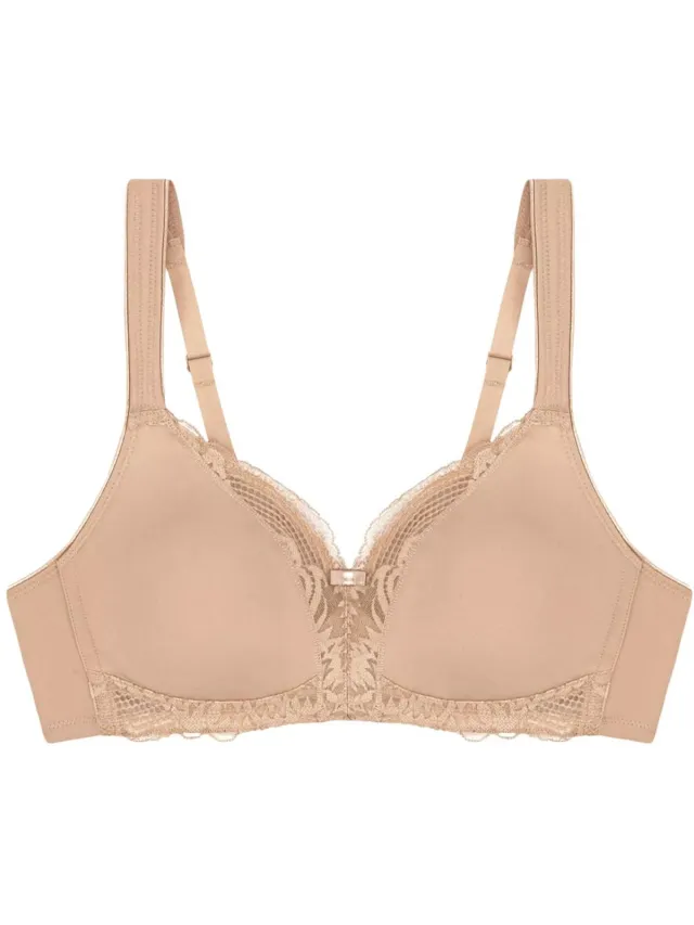 Triumph Bügelloser BH Modern Lace+Cotton Beige