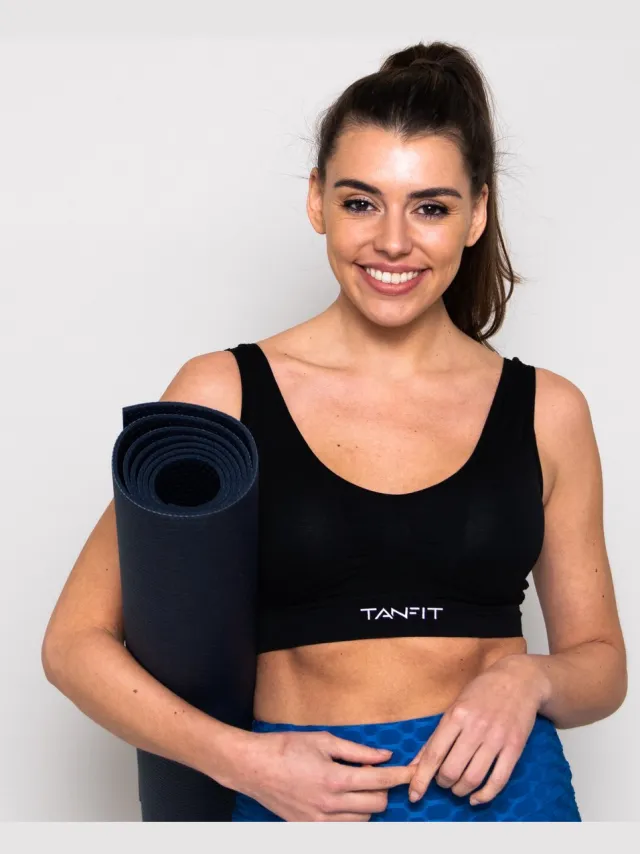 Tanfit Soft Bra with removable pads - zacht BH met uitneembare pads - S - zwart