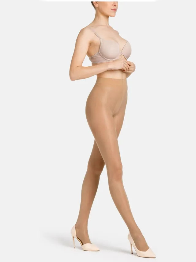 Camano , Panty Damespanty Fijne panty, licht transparant afgewisseld met ondoorzichtig, aangenaam nonchalant casual, platte naad Draagcomfort Comfortabel, klassieker vrouwelijk klassiek 40 DEN. make up
