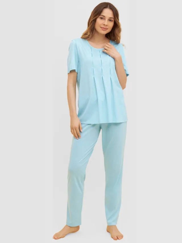 Féraud Feraud Fresh Mint Pyjama 3231004 Mint Groen