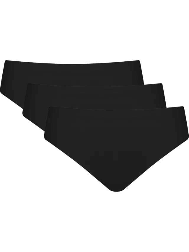MAGIC Bodyfashion Bare To Go strings zwart (set van 3), foto 2