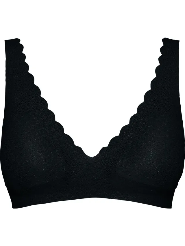 Sloggi ZERO Feel Lace Bralette - Zwart