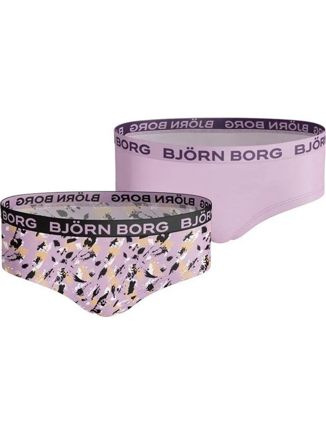 Björn Borg Bjorn Borg Sportonderbroek casual - 2p HIPSTER BB PAINT - roze - vrouwen - 158