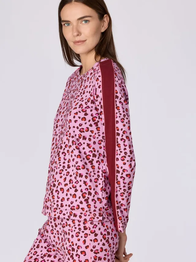 Woody Dames pyjama roze rode luipaardpr