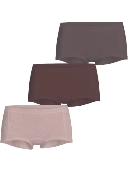 Björn Borg dames minishort core 3-pack bruin/grijs/multicolour/roze, foto 2
