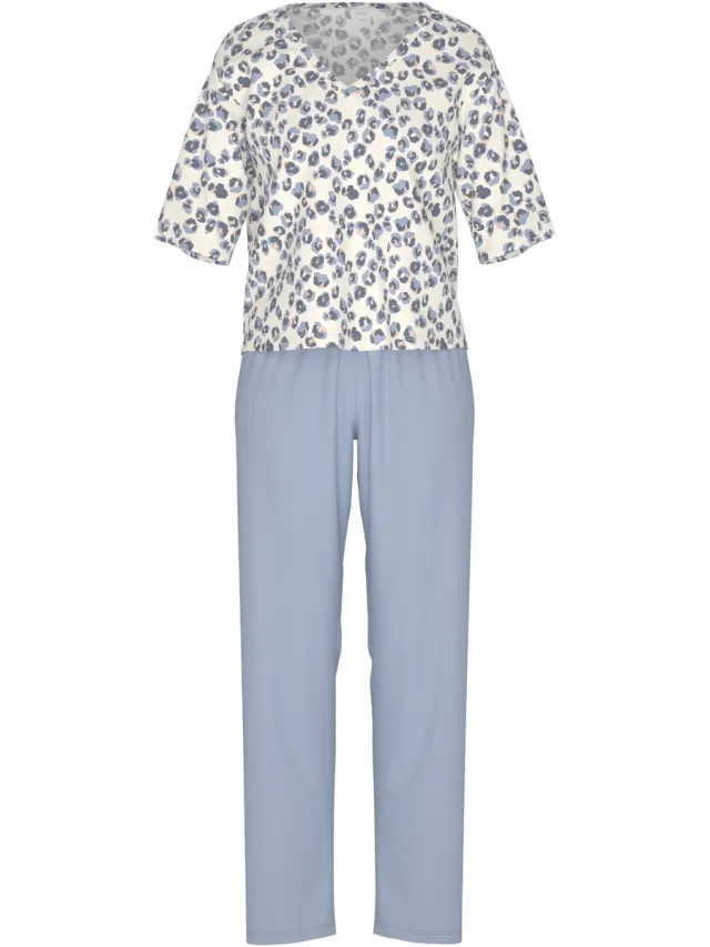 Mey Dames Pyjama - Sleepy Blue - EU46 Multi